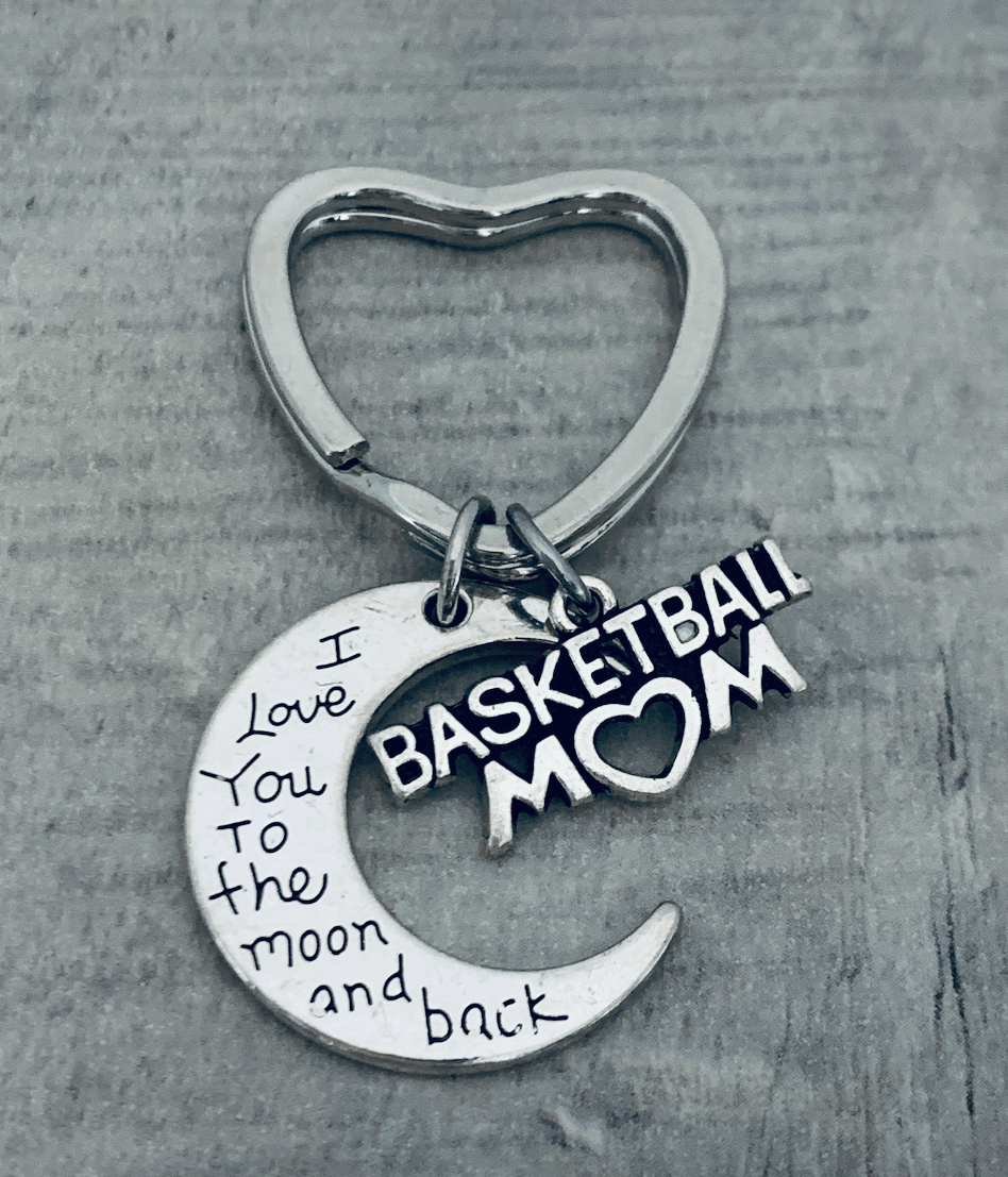 basketball mom keychain gift for moms