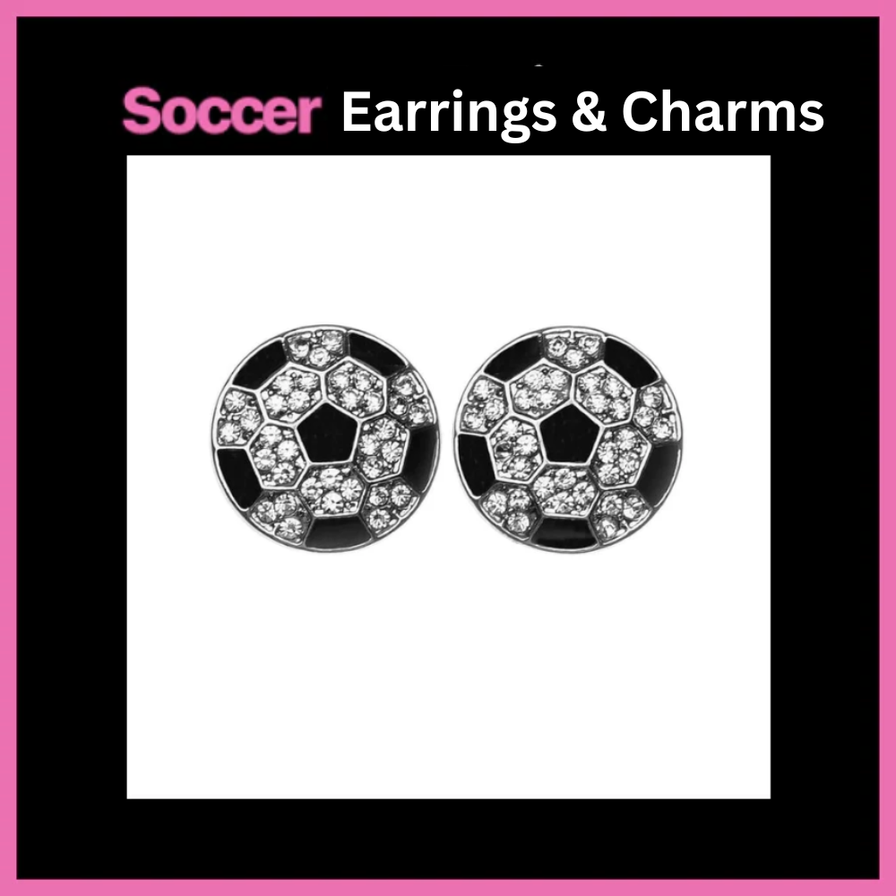Soccer Earrings & Charms for Girls