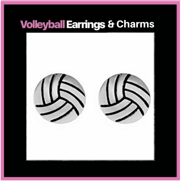 Volleyball earrings