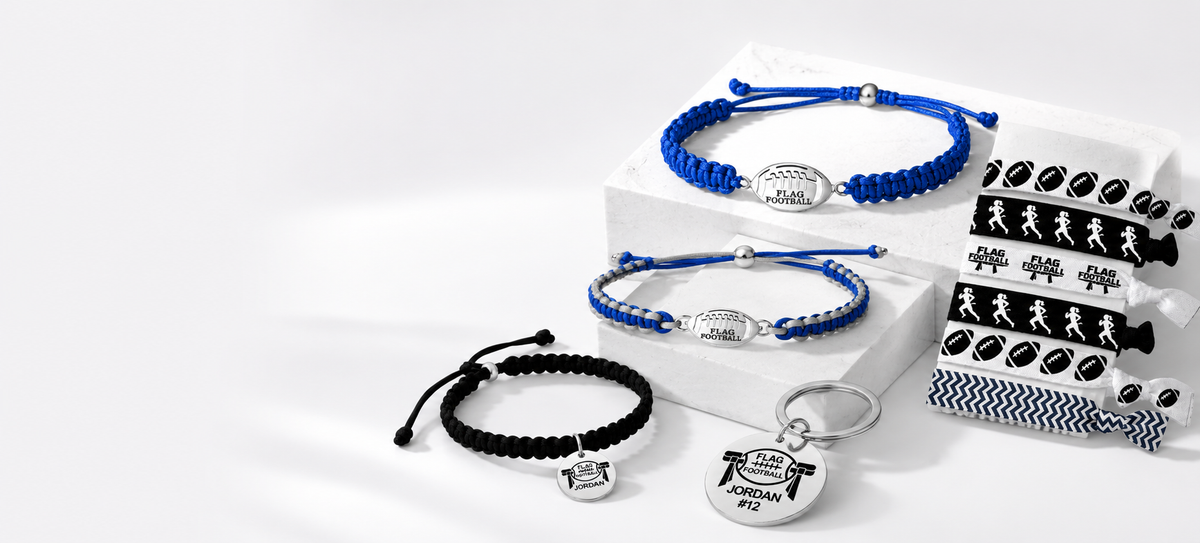 flag football jewelry and accessories