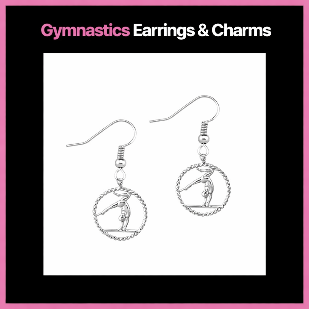 Gymnastics Earrings and Charms