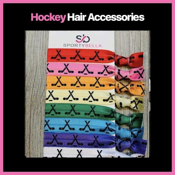 Ice Hockey Hair Accessories, Hair Ties, Scrunchie