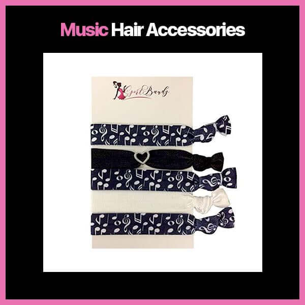 Music Hair Ties and Accessories for Girls