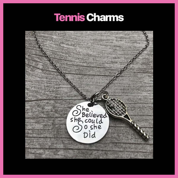 Tennis Charms