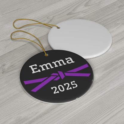 Karate Ornament, 2025 Personalized Karate Christmas Ornament,