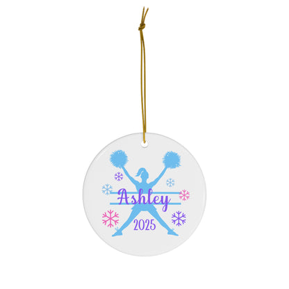 Personalized Cheer Christmas Ornament