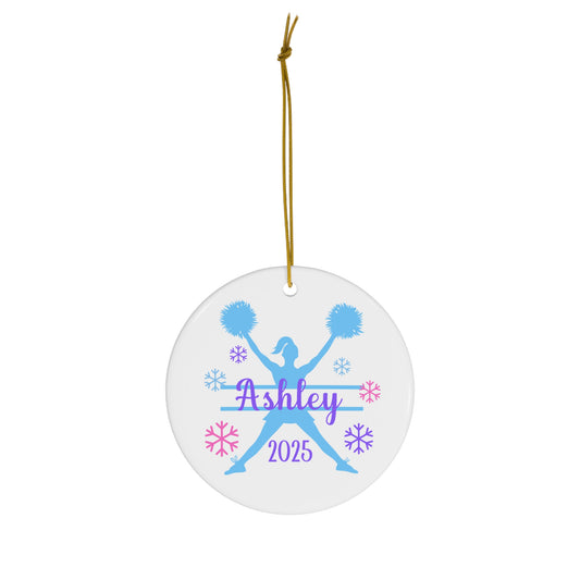 Personalized Cheer Christmas Ornament