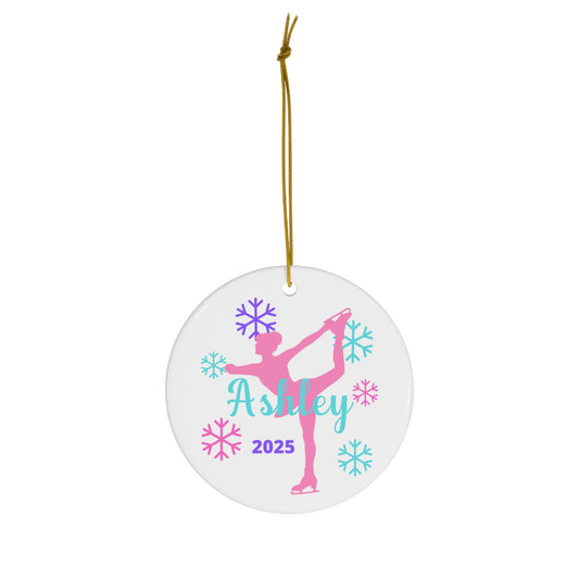 Personalized Figure Skating Ornament