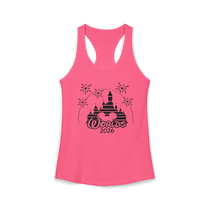 Worlds 2026 Cheer Racerback Tank Top