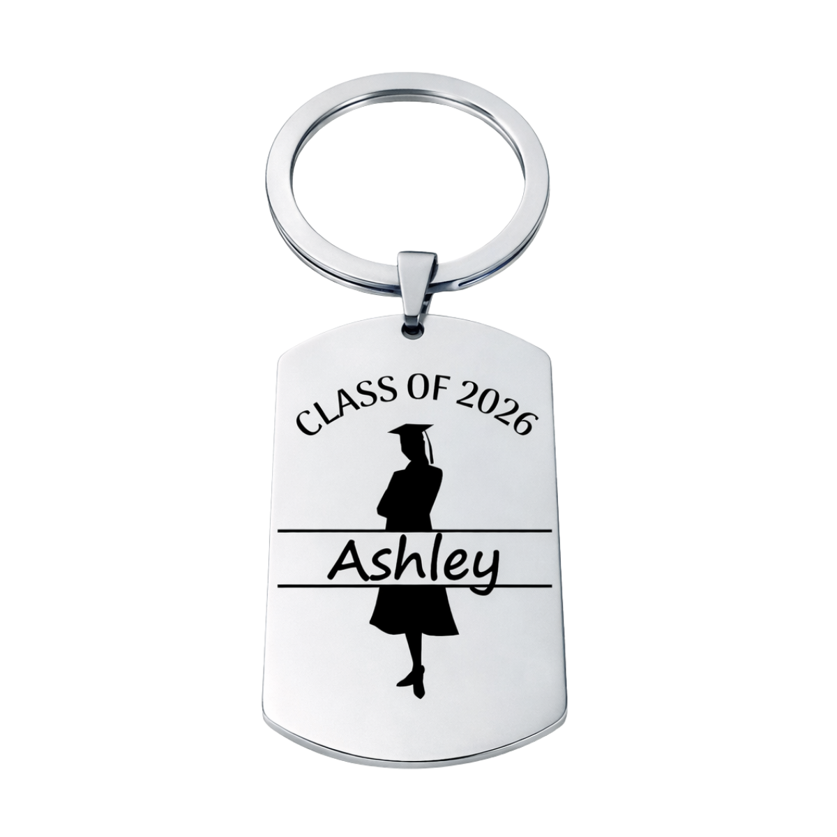 Personalized 2026 Graduation Keychain