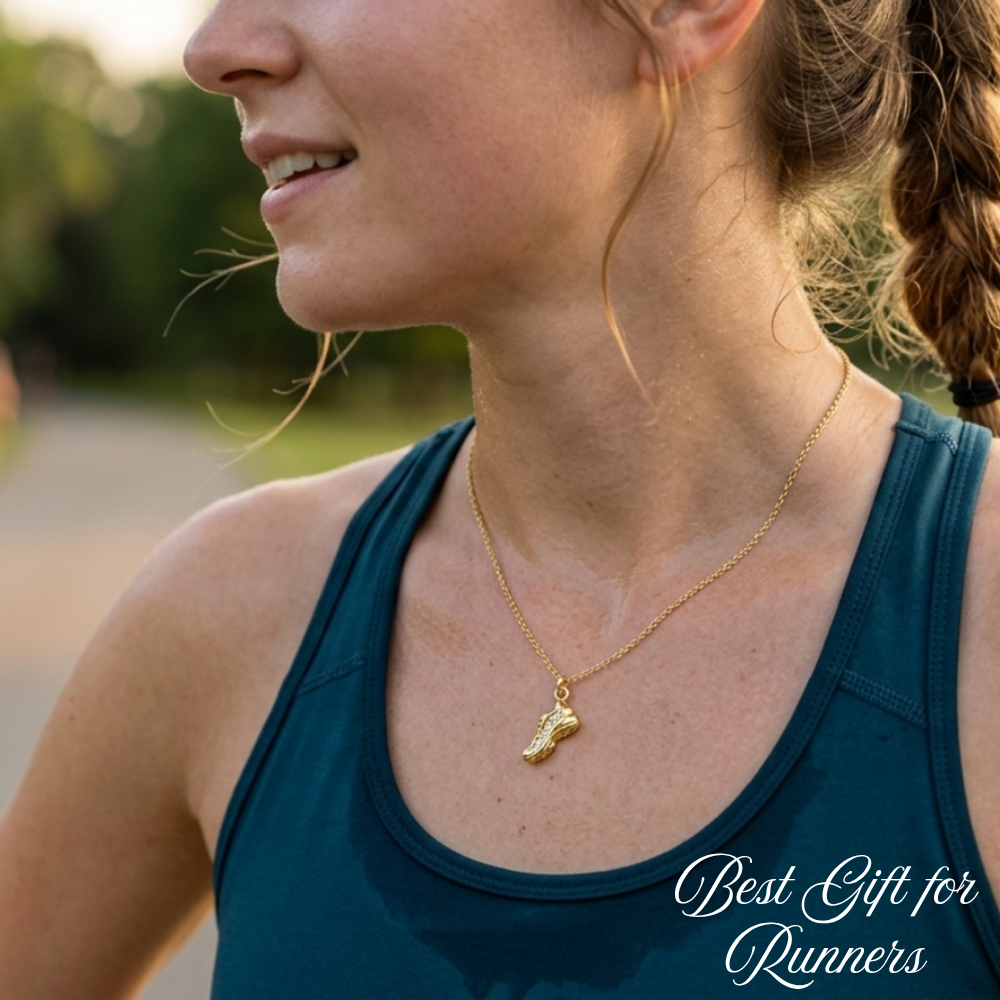 Runner CZ Necklace