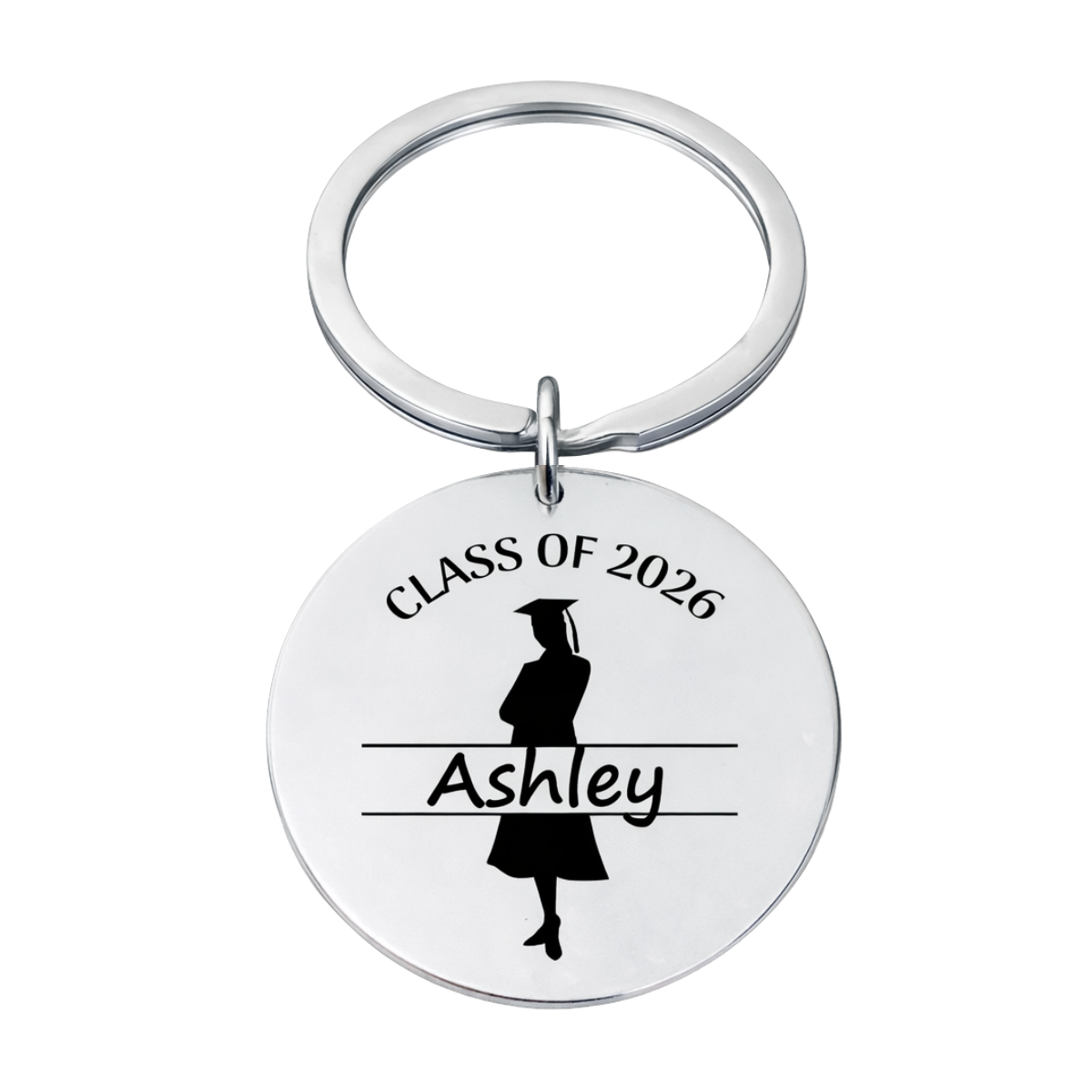 Personalized 2026 Graduation Keychain