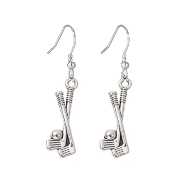 Golf Club Charm Earrings