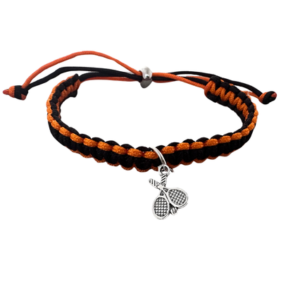 Tennis Charm Rope Bracelet - Pick Colors