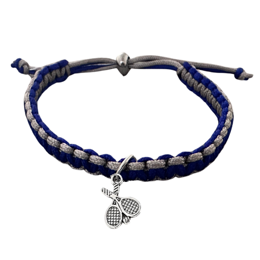 Tennis Charm Rope Bracelet - Pick Colors