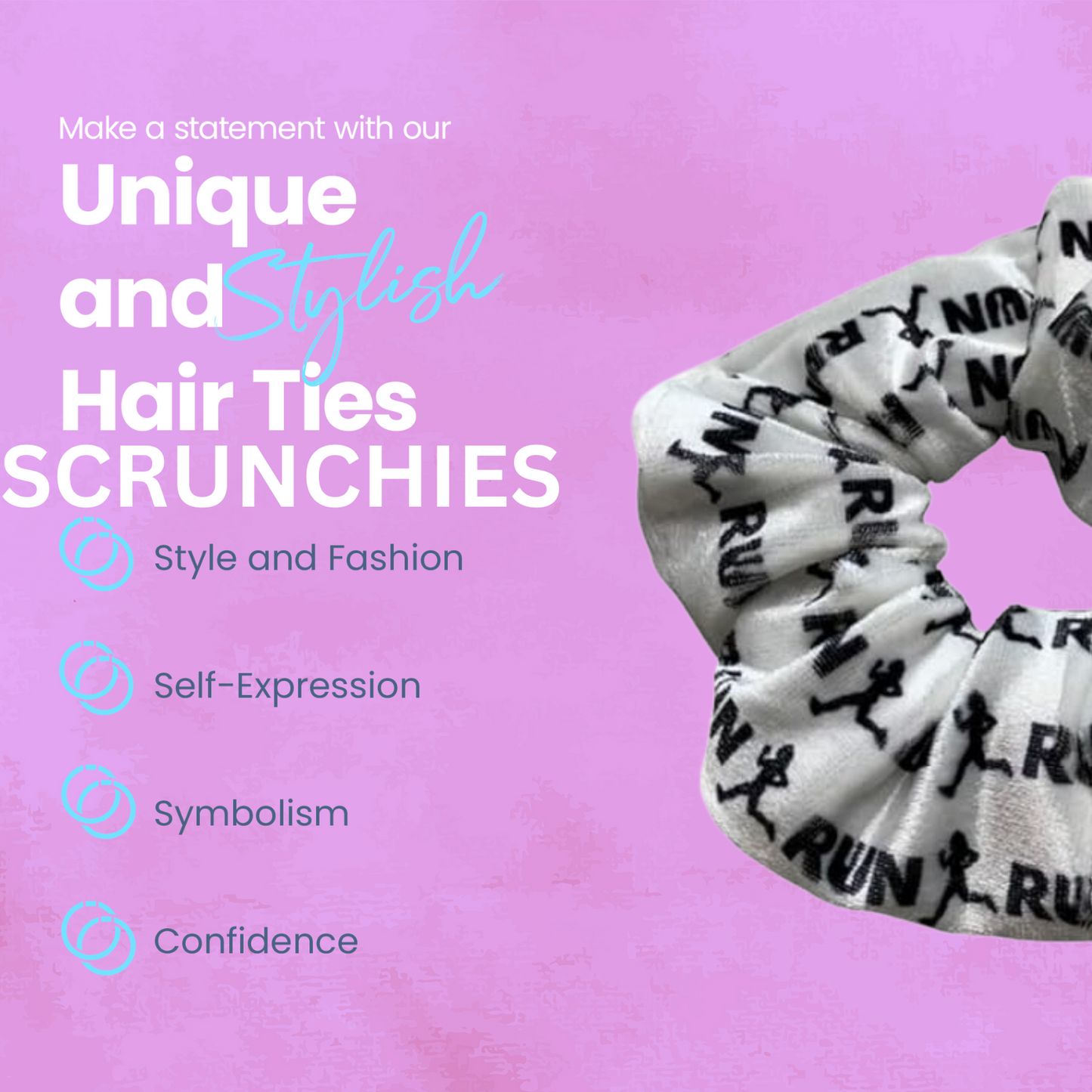 Runner Premium Velvet Scrunchie