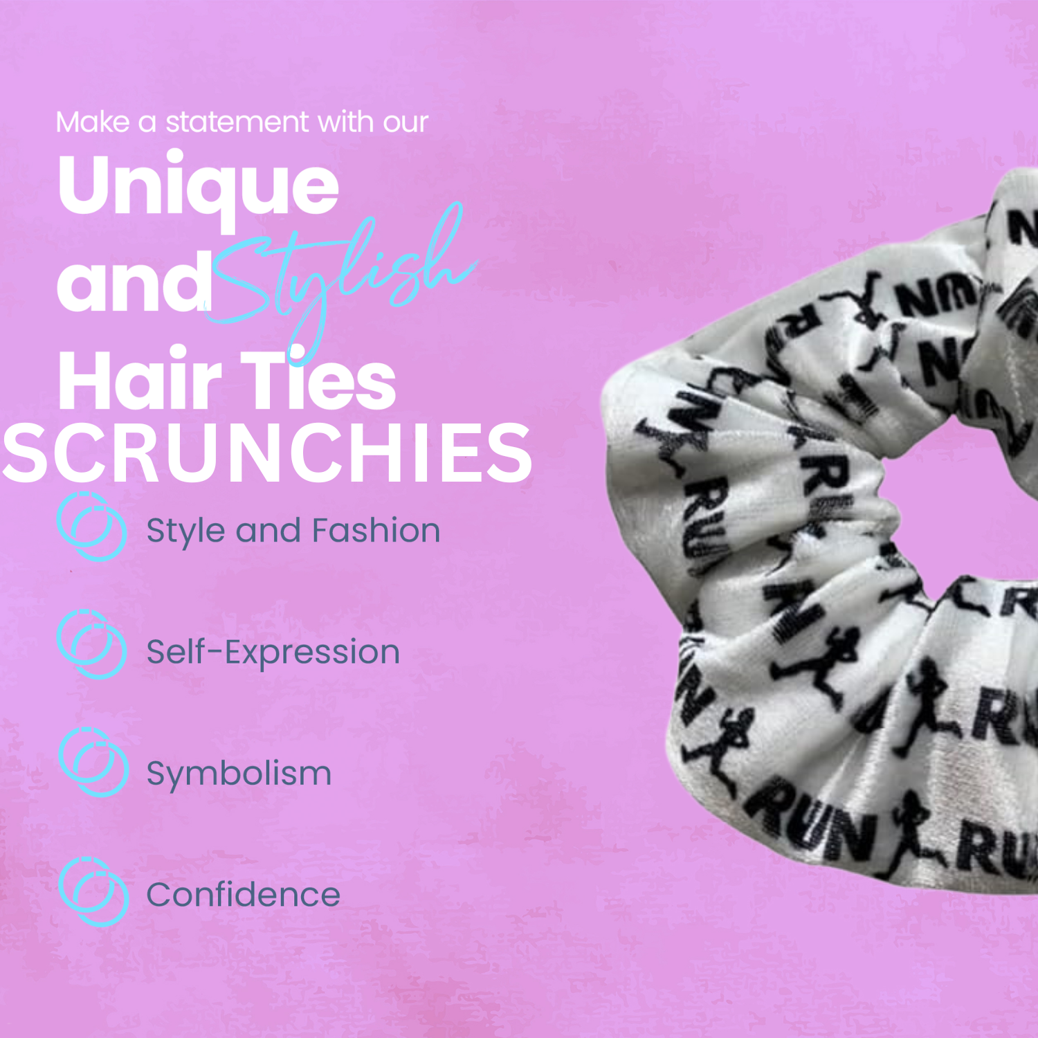 Runner Premium Velvet Scrunchie