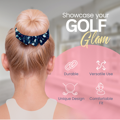 Golf Premium Velvet Scrunchie