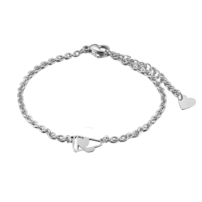 Personalized Cheer Charm Chain Bracelet