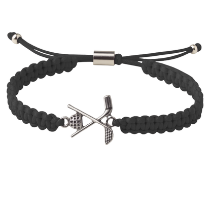 Golf Charm Rope Bracelet - Pick Color