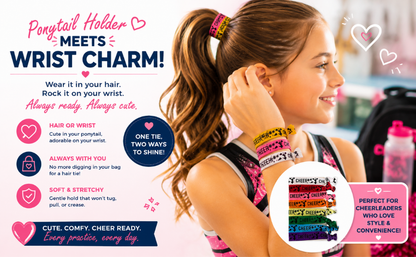 Cheer Multi Colored Hair Ties