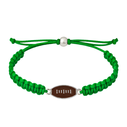 Football Enamel Rope Bracelet - Pick Color
