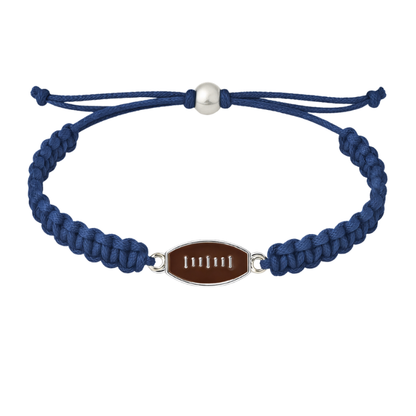Football Enamel Rope Bracelet - Pick Color