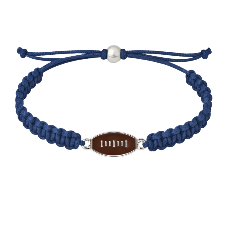 Football Enamel Rope Bracelet - Pick Color
