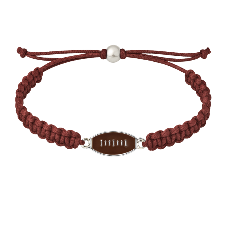Football Enamel Rope Bracelet - Pick Color