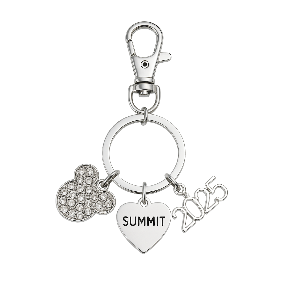 2025 Summit Zipper Pull Keychain for Cheerleaders and Dancers