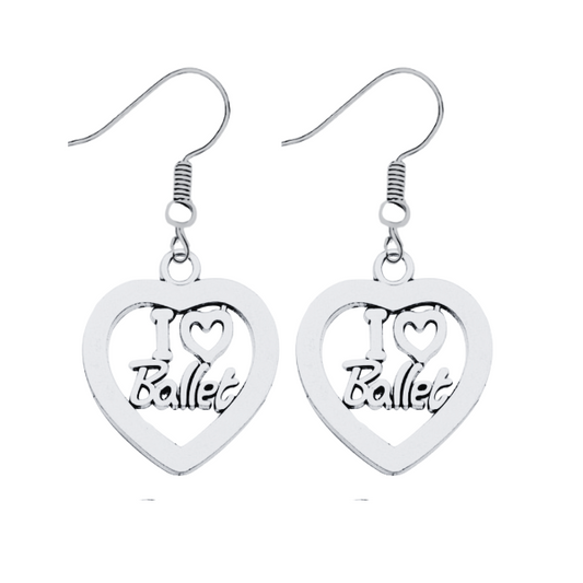 Love Ballet Dangle Earrings