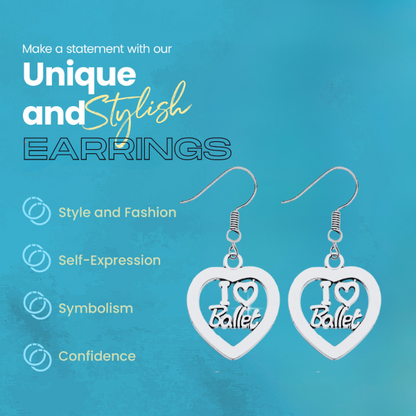 Love Ballet Dangle Earrings