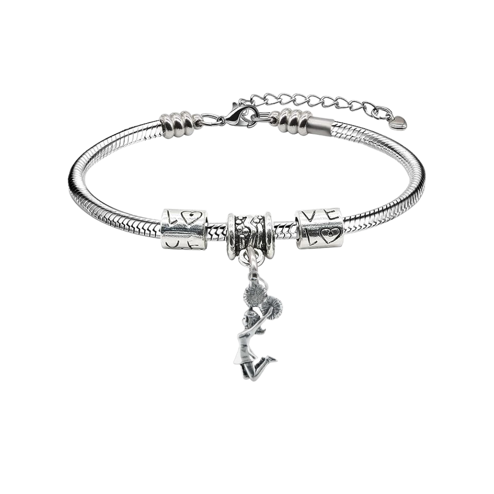 Cheer Love Charm Bracelet- Pick Style