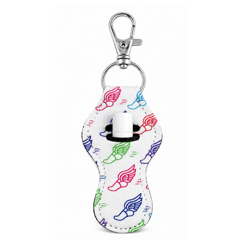 Running Shoe Chapstick Holder Keychain
