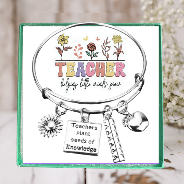 Teacher Bangle Bracelet
