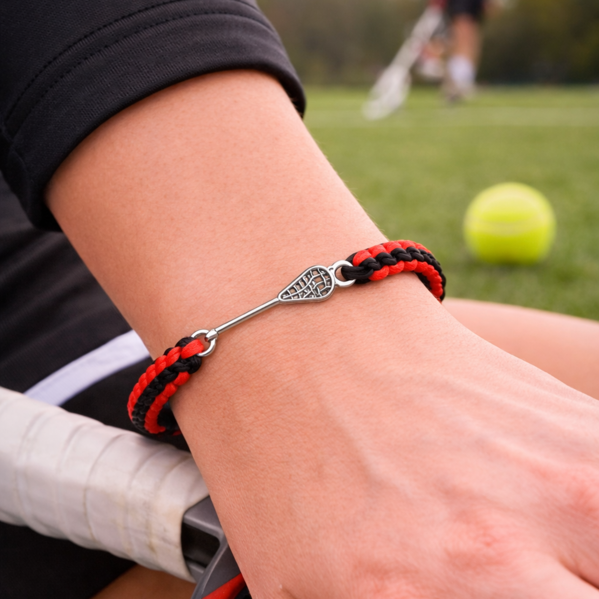 Lacrosse Multi Color Adjustable Rope Bracelet