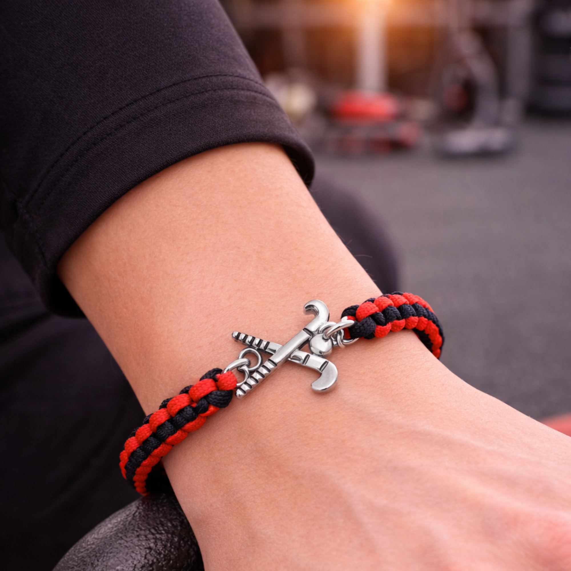 Field Hockey Multi Colored Rope Bracelet - Pick Colors