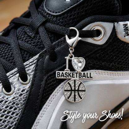 Basketball Clip On Zipper Pull