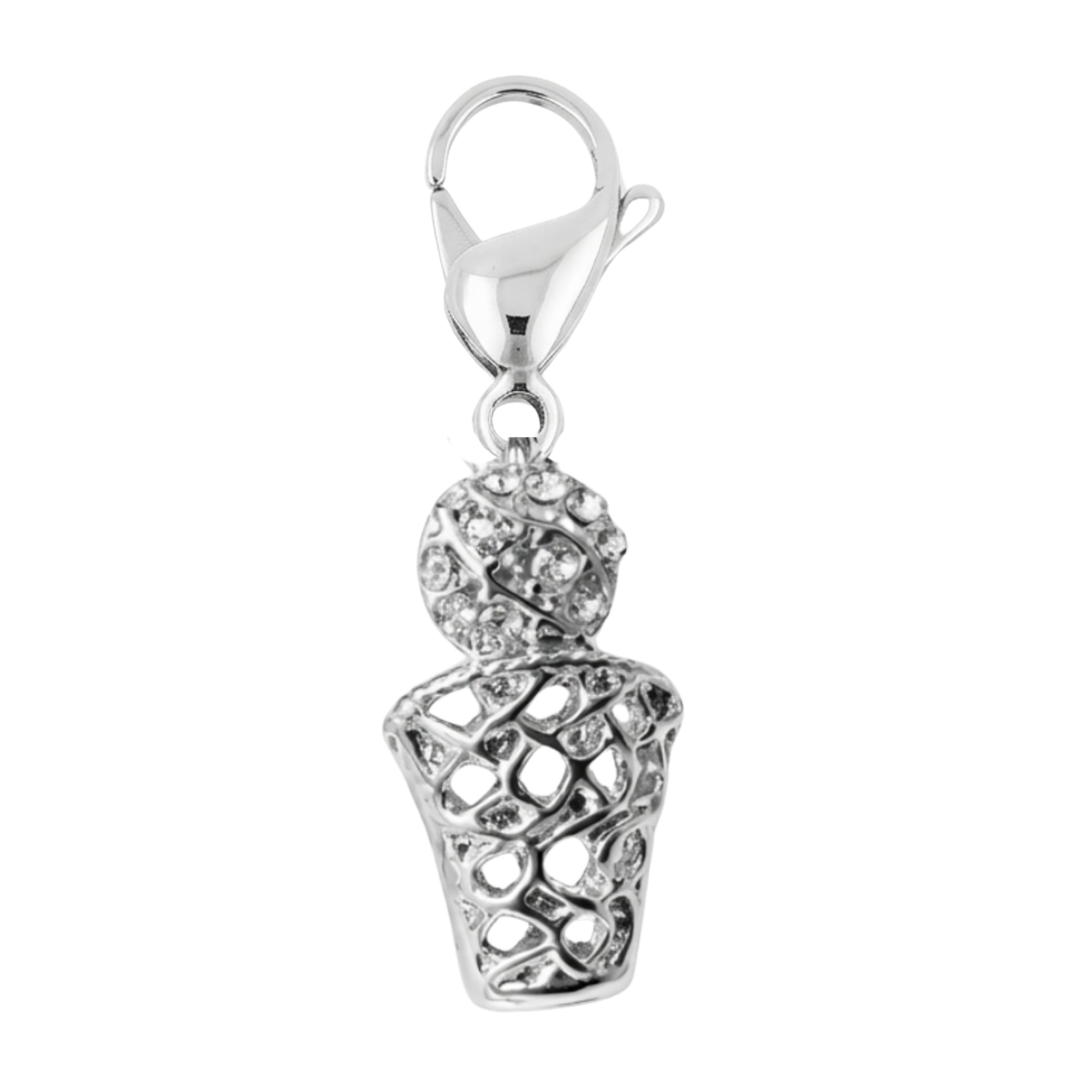 Basketball Clip On Zipper Pull