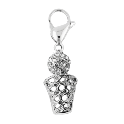 Basketball Clip On Zipper Pull