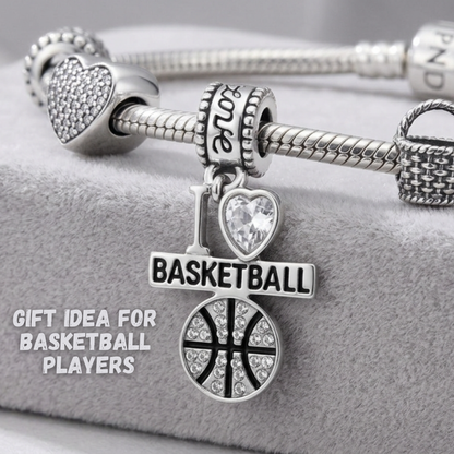 Basketball Charm Bead - Pick Style