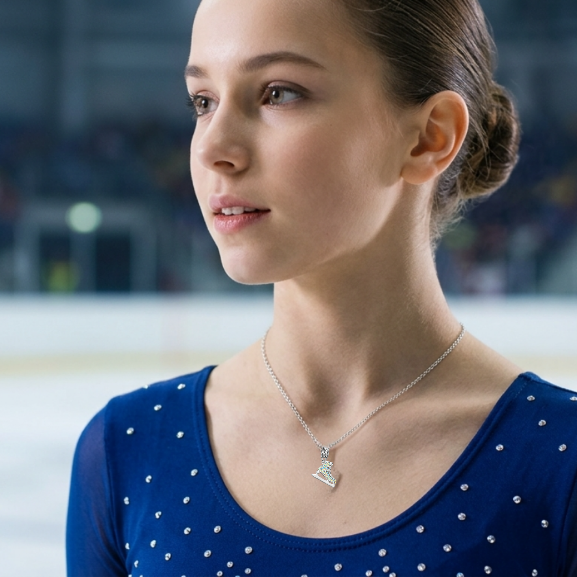 Figure Skate Charm Bead - Pick Style