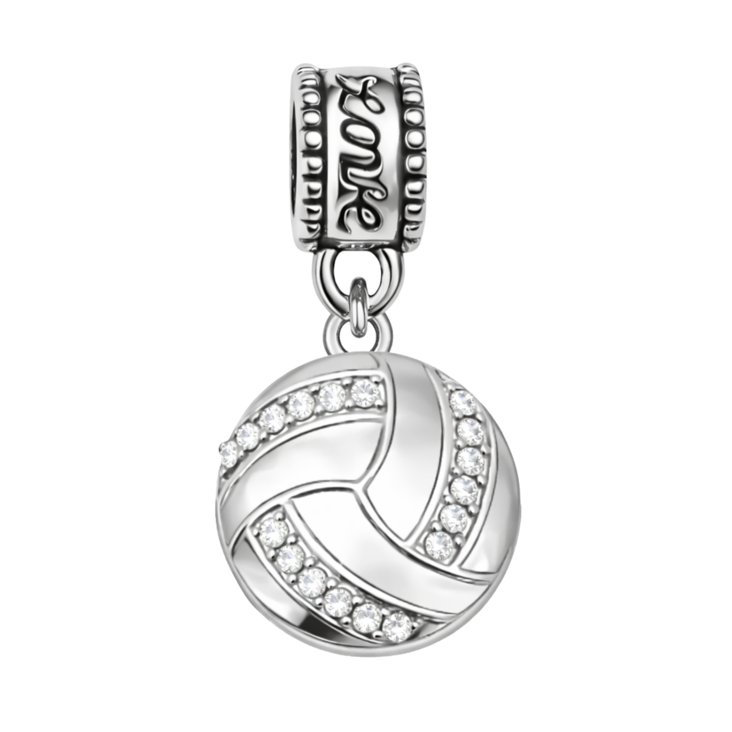 Volleyball Charm Bead - Pick Style