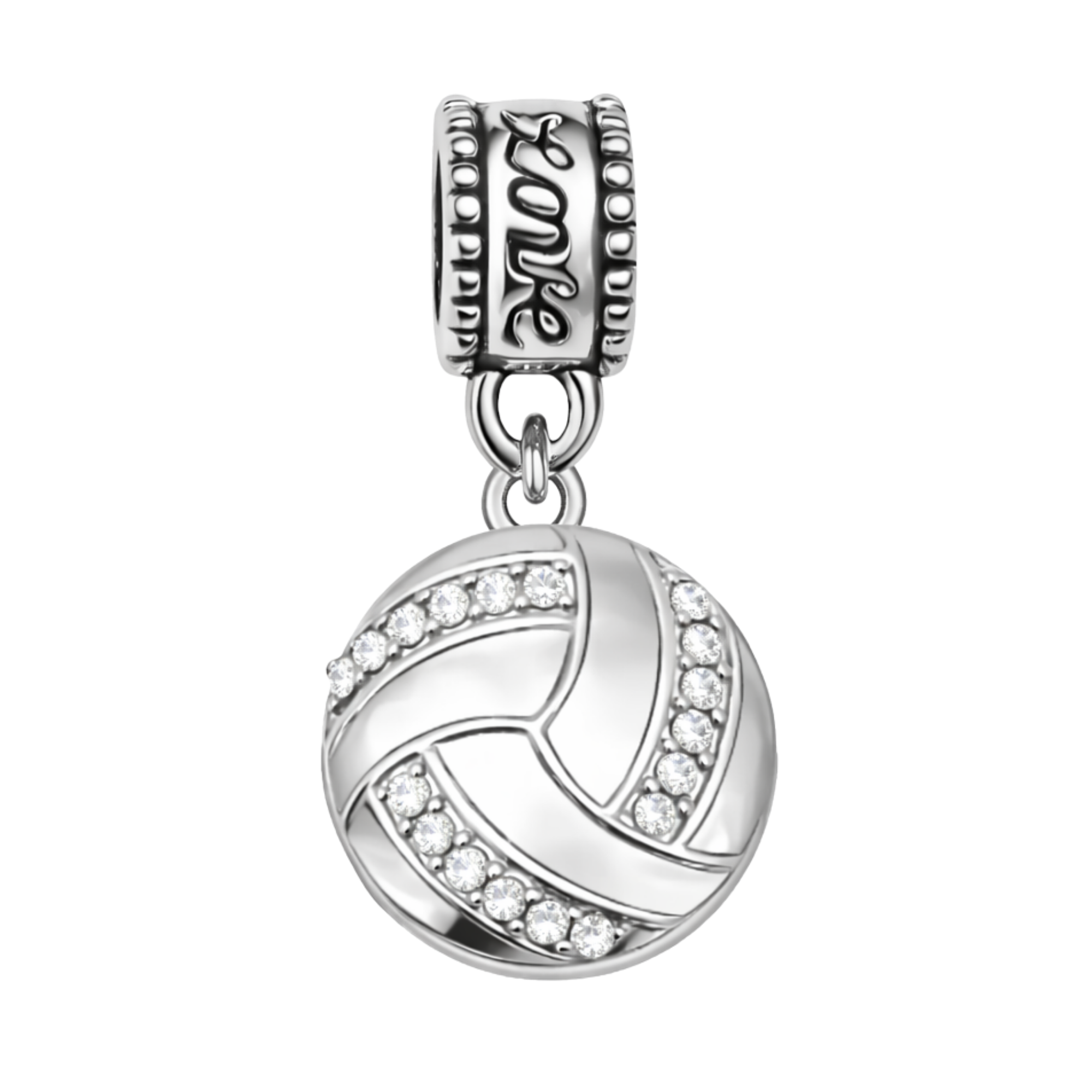 Volleyball Charm Bead - Pick Style