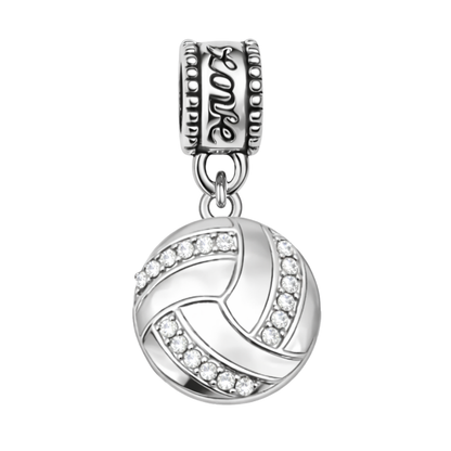 Volleyball Charm Bead - Pick Style