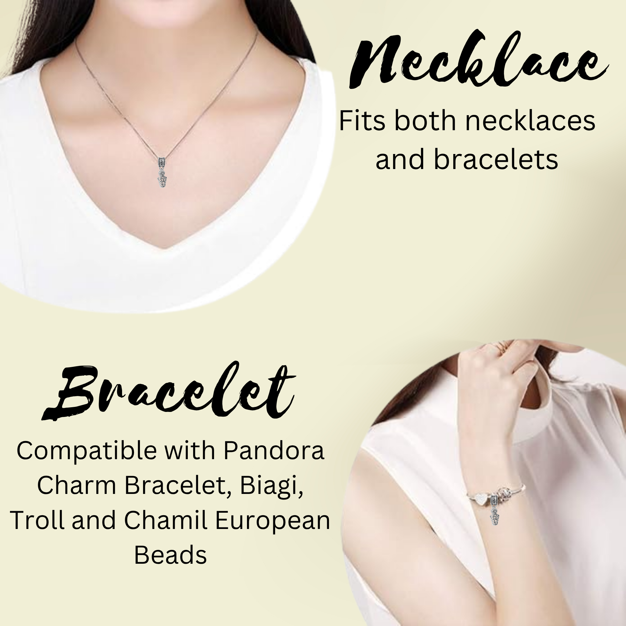Basketball Charm Bead - Pick Style