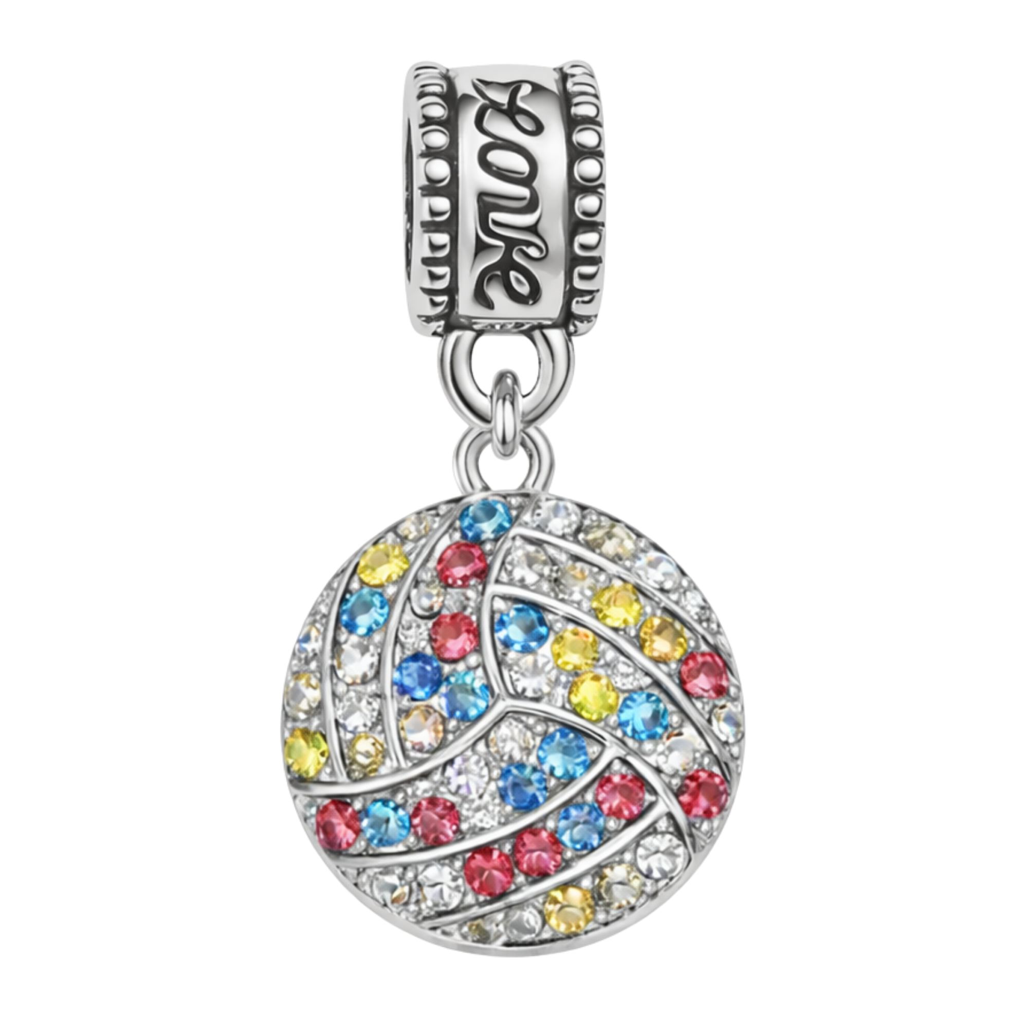 Volleyball Charm Bead - Pick Style