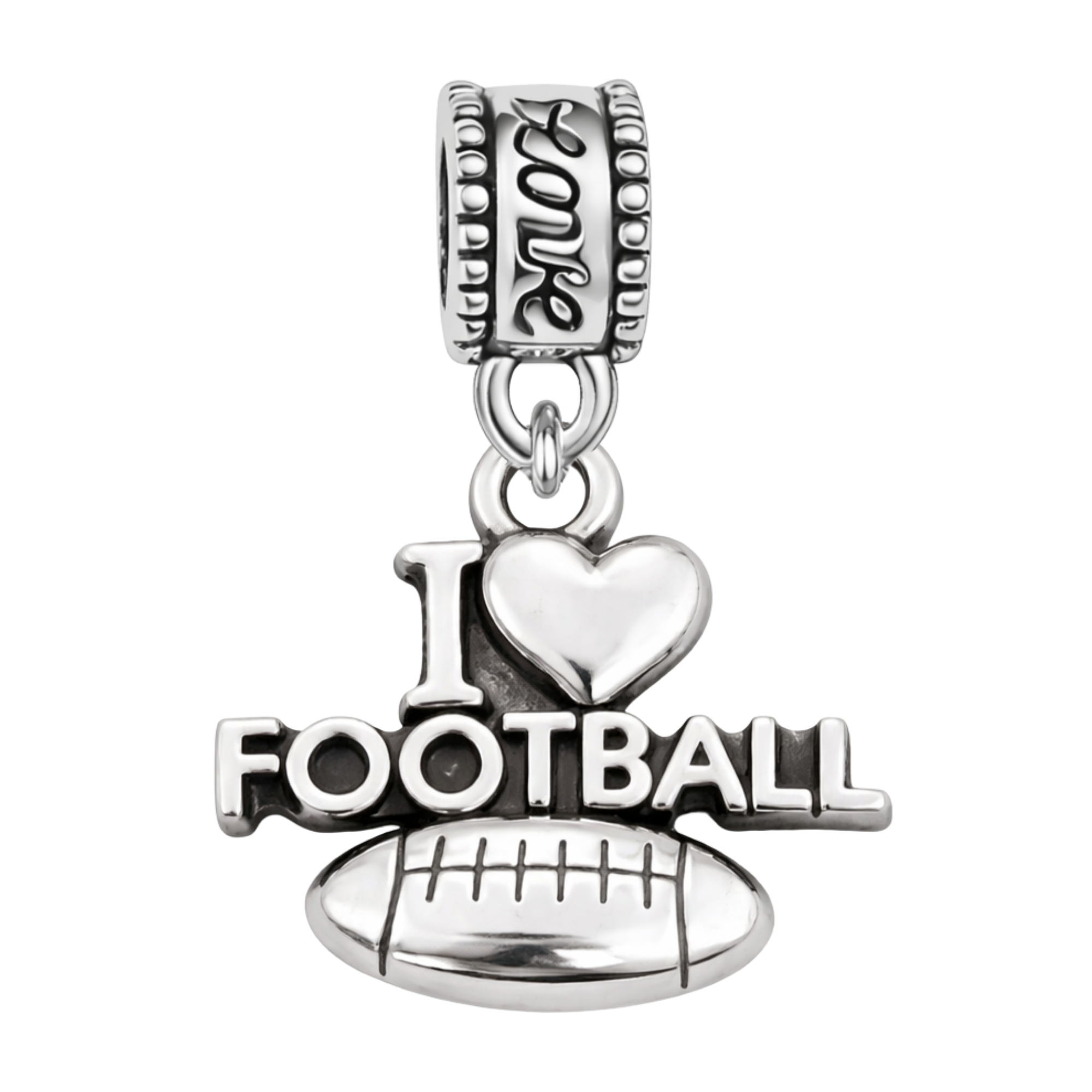 Football Charm Bead - Pick Style