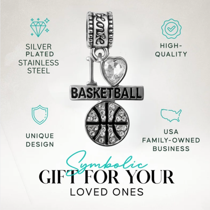 Basketball Charm Bead - Pick Style