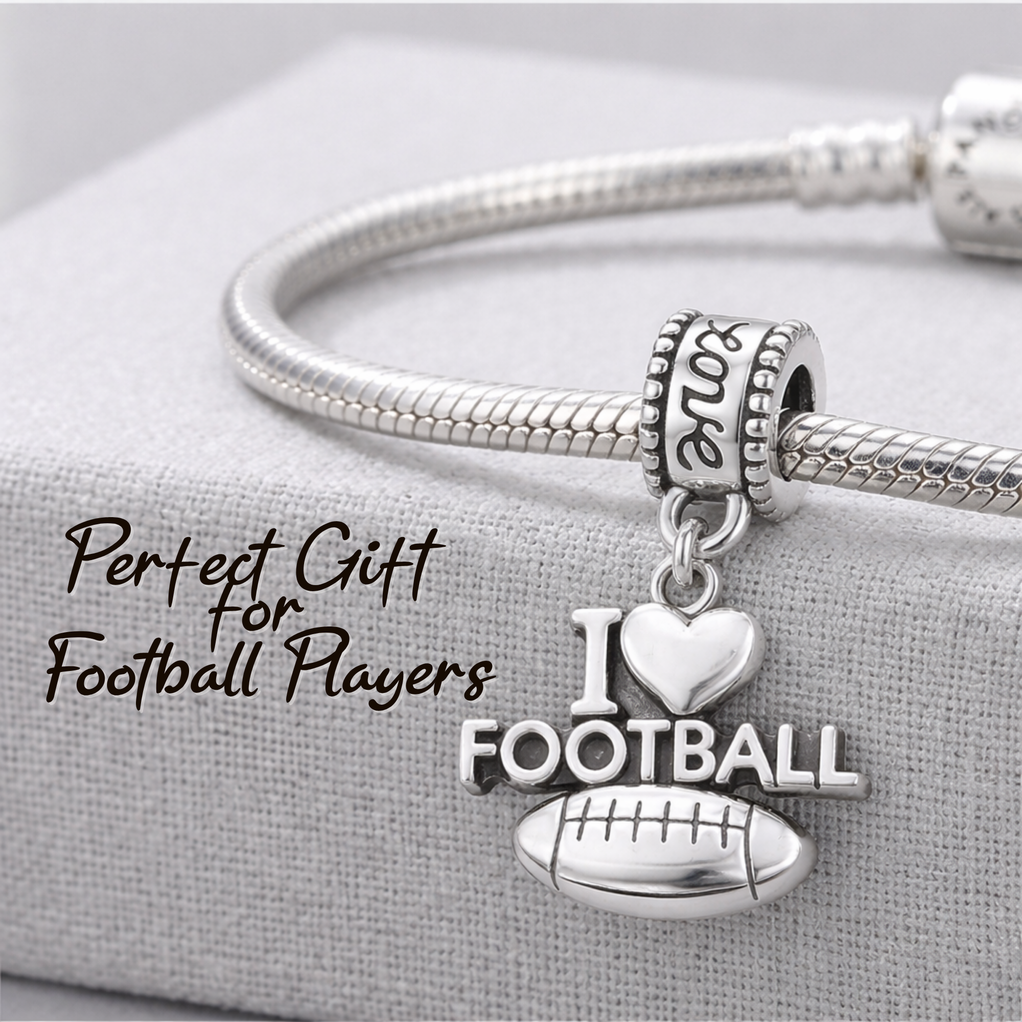 Football Charm Bead - Pick Style